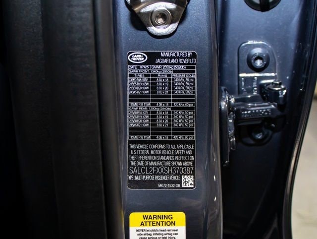 used 2025 Land Rover Discovery Sport car, priced at $59,518