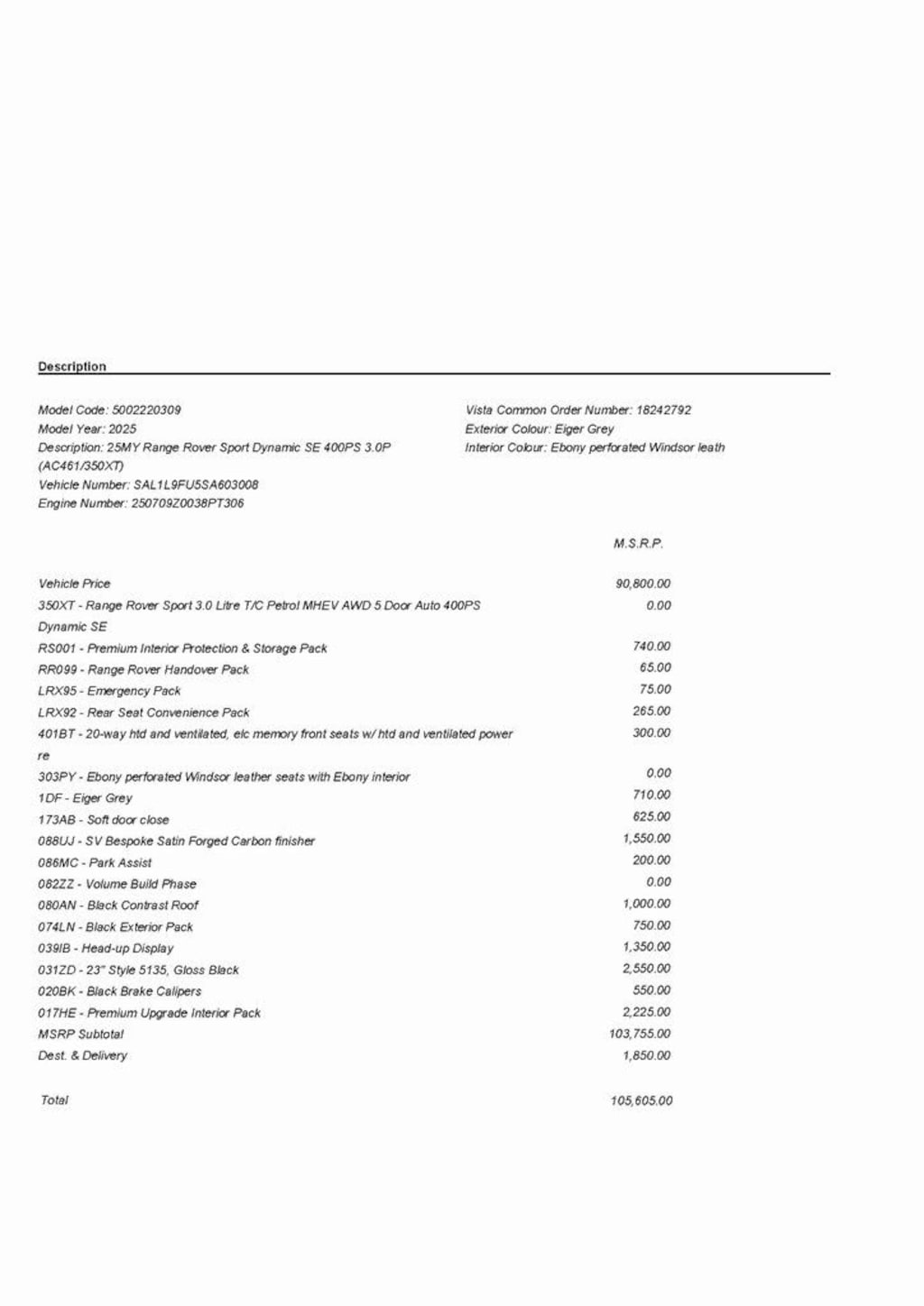 Certified 2025 Land Rover Range Rover Sport Dynamic SE SUV