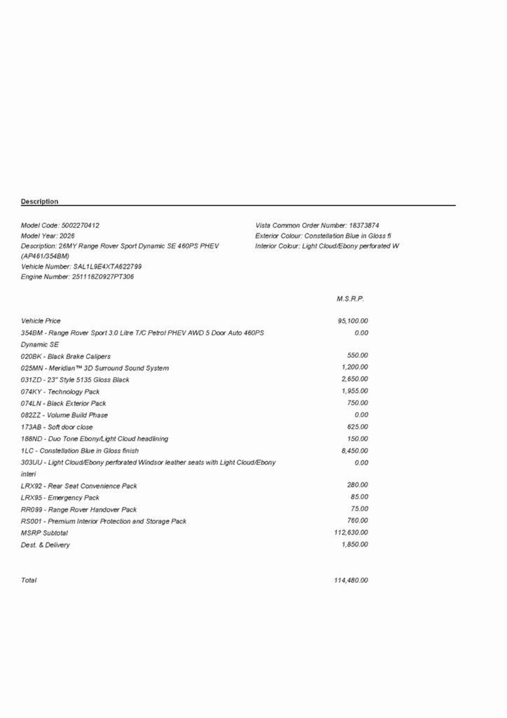 New 2026 Land Rover Range Rover Sport Dynamic SE SUV