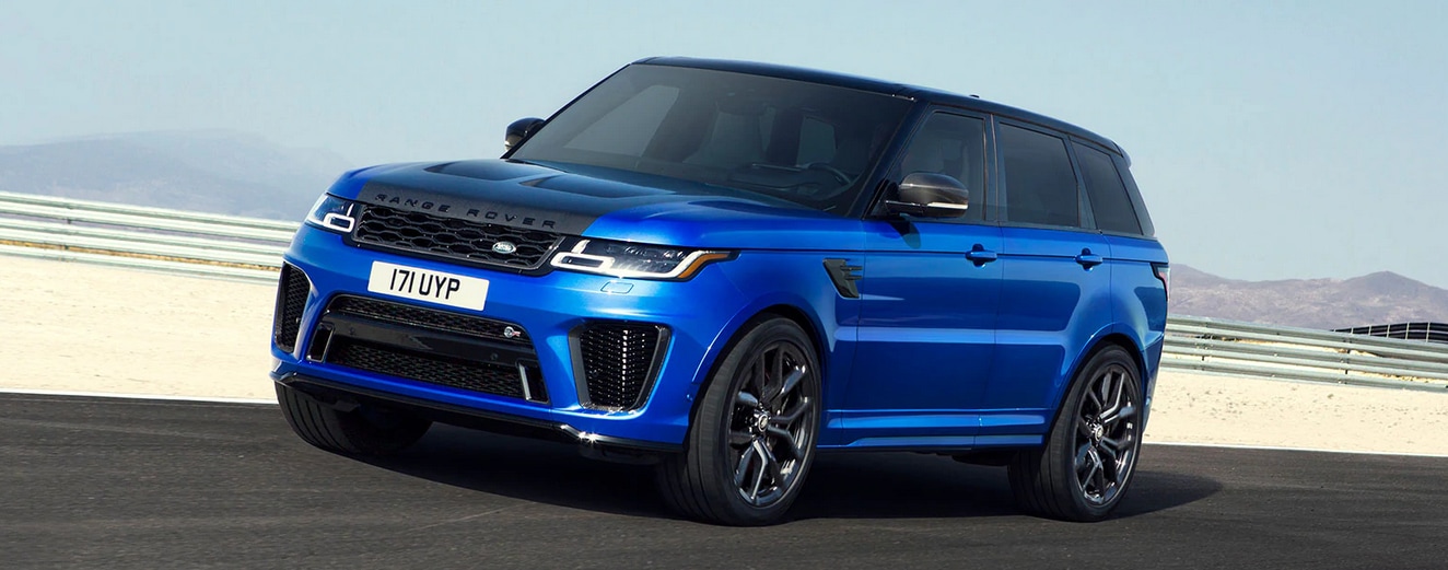 Electric blue range rover sport discount
