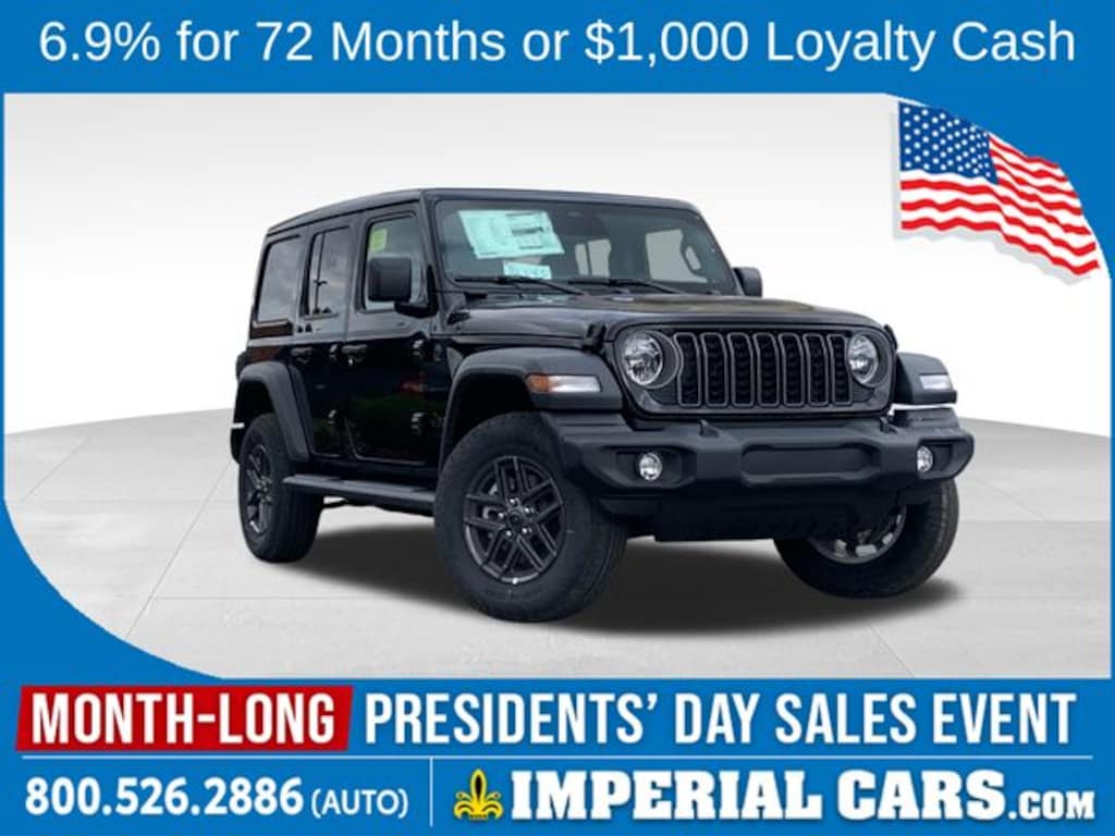 New 2026 Jeep Wrangler Sport S SUV