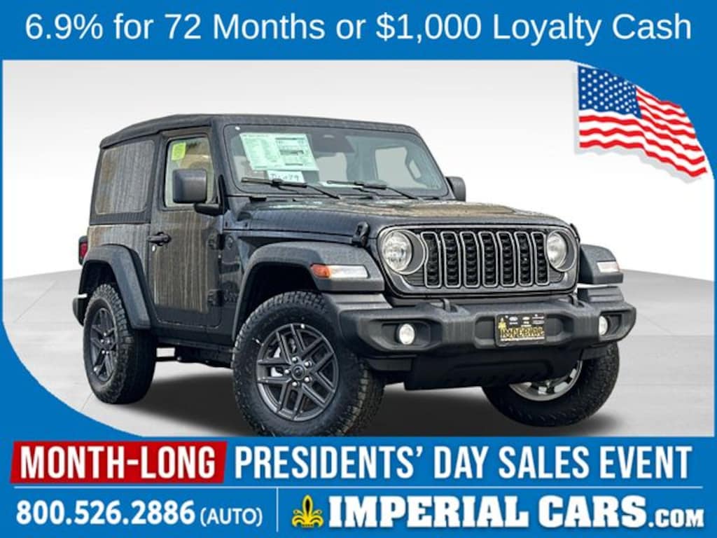 New 2026 Jeep Wrangler Sport S SUV