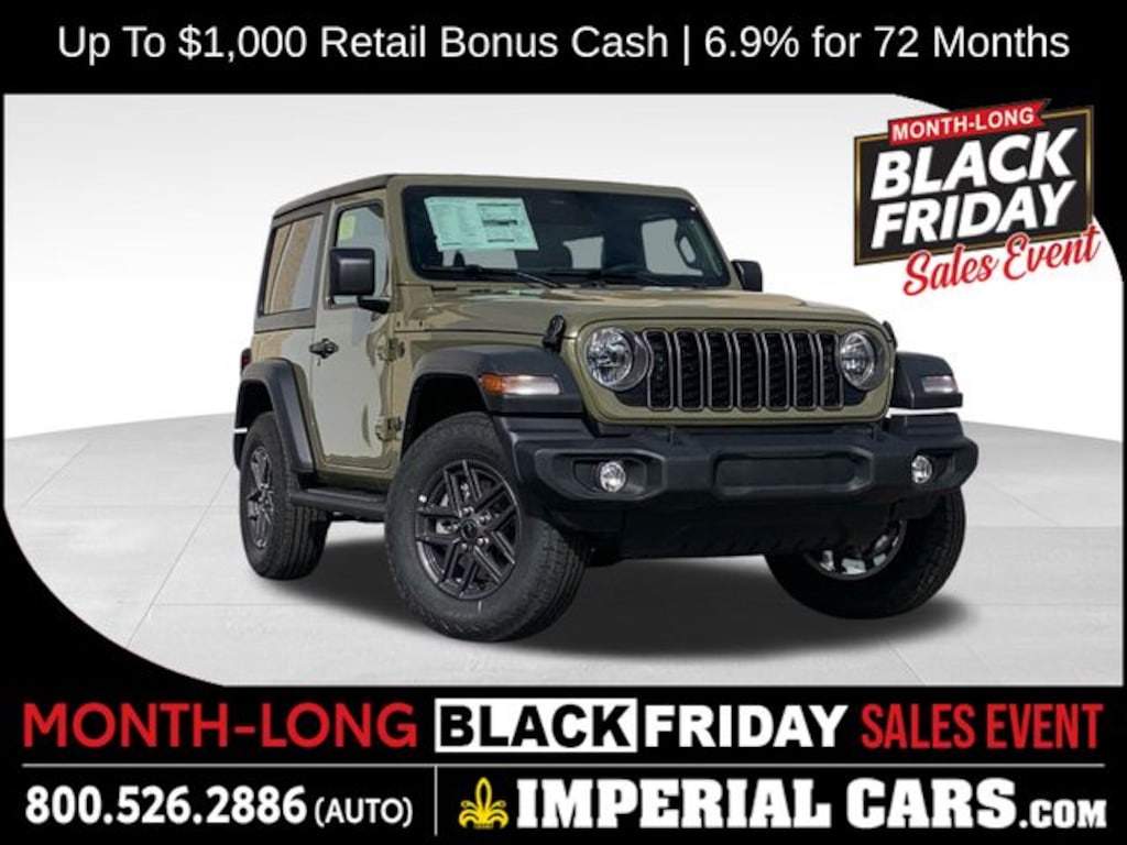 New 2026 Jeep Wrangler Sport S SUV