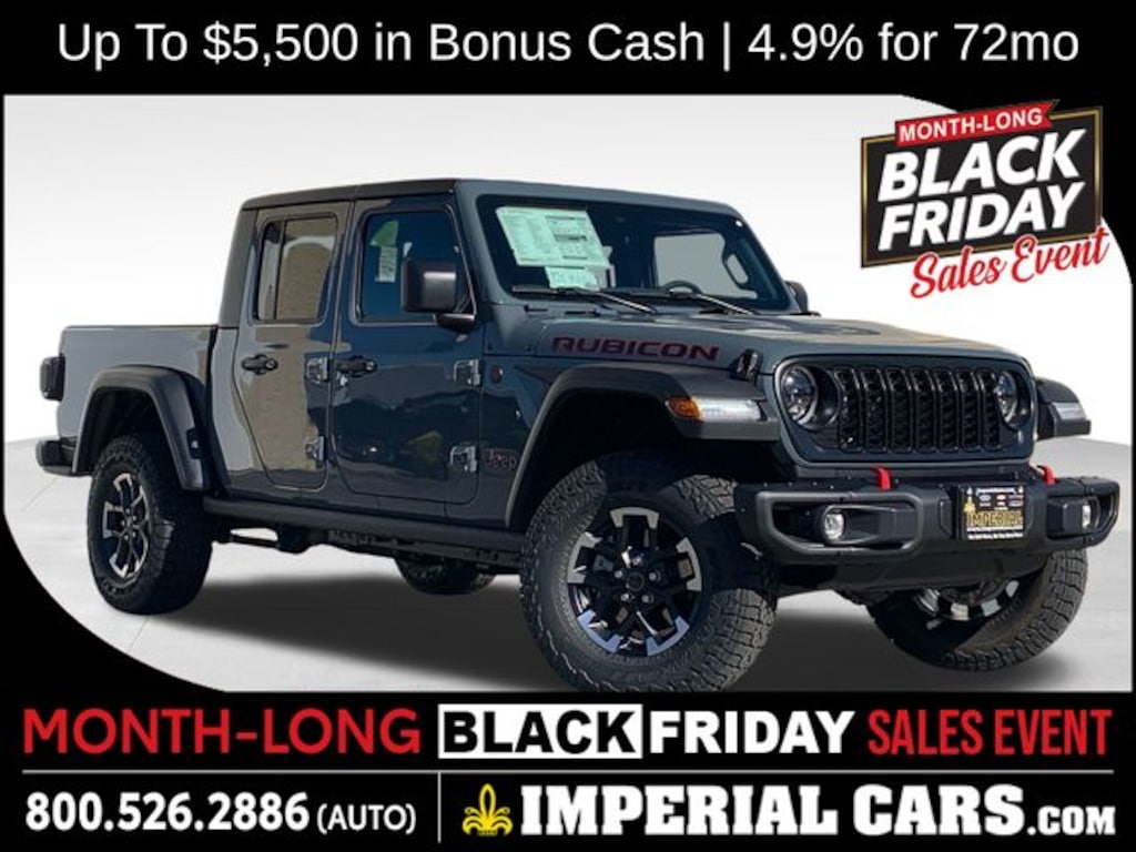 New 2025 Jeep Gladiator Rubicon Truck