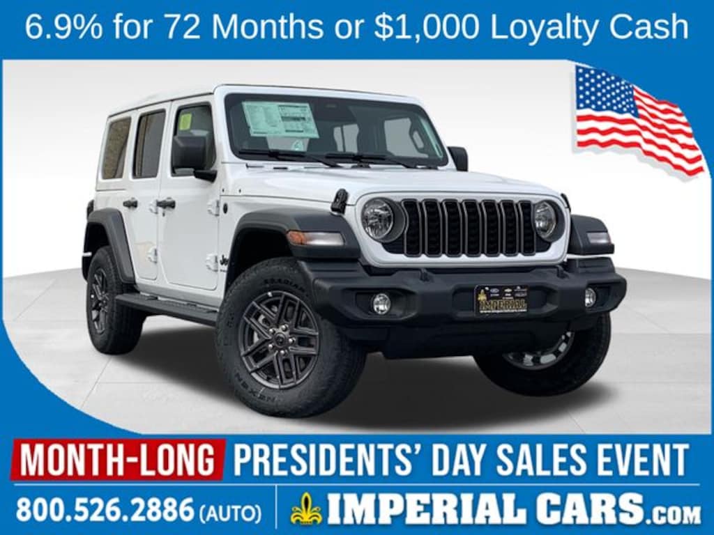 New 2026 Jeep Wrangler Sport S SUV