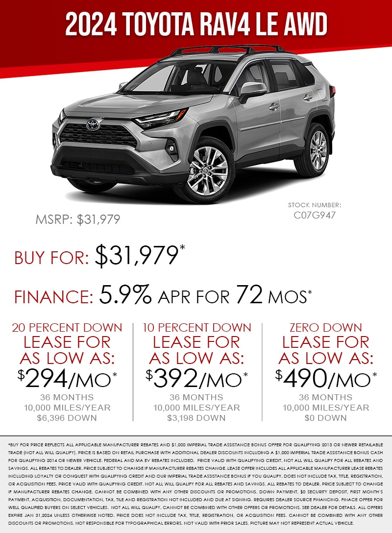 Toyota Lease Deals Special Offers and Finance Offers Available at