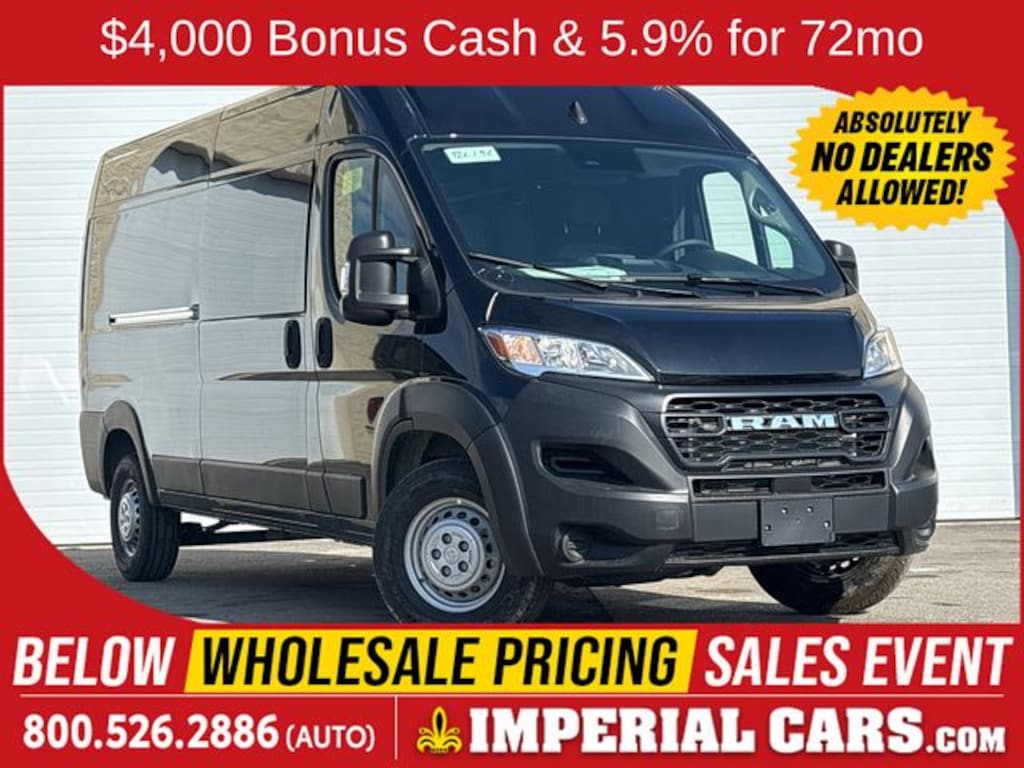 New 2026 Ram Promaster 2500 High Roof Cargo Van