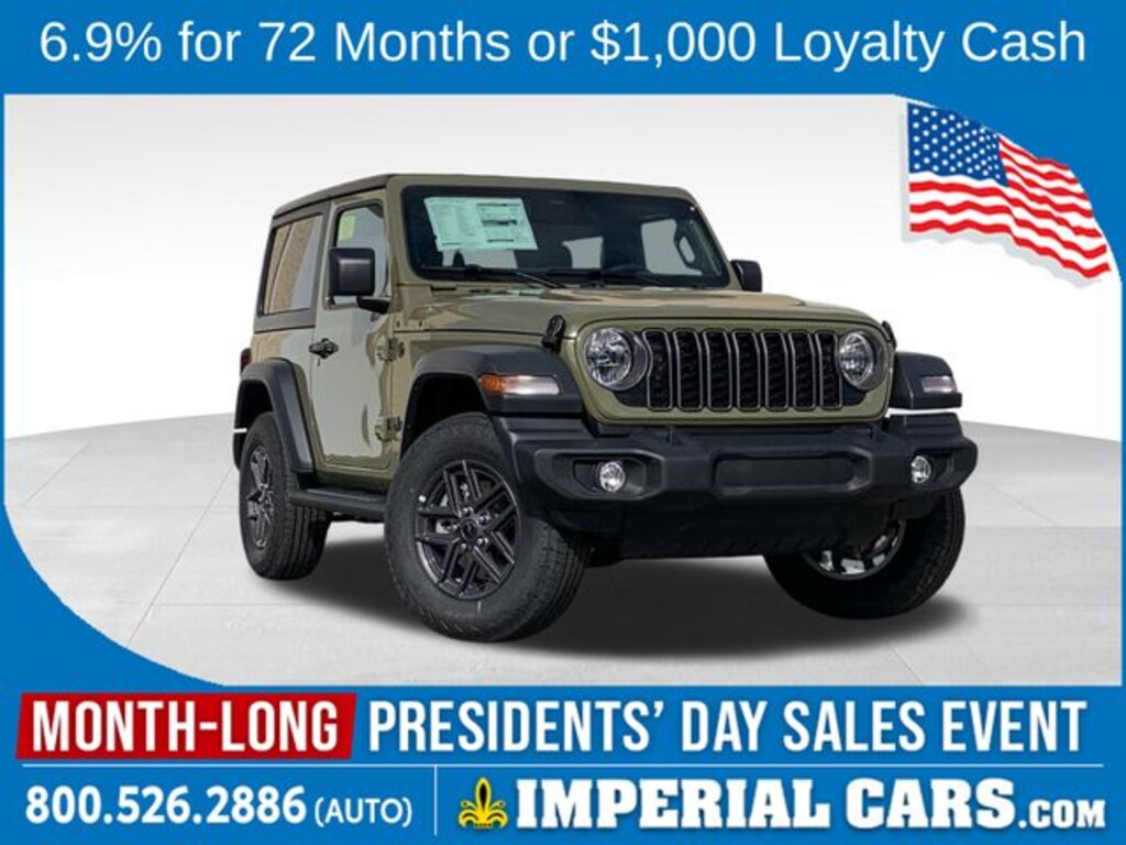 New 2026 Jeep Wrangler Sport S SUV