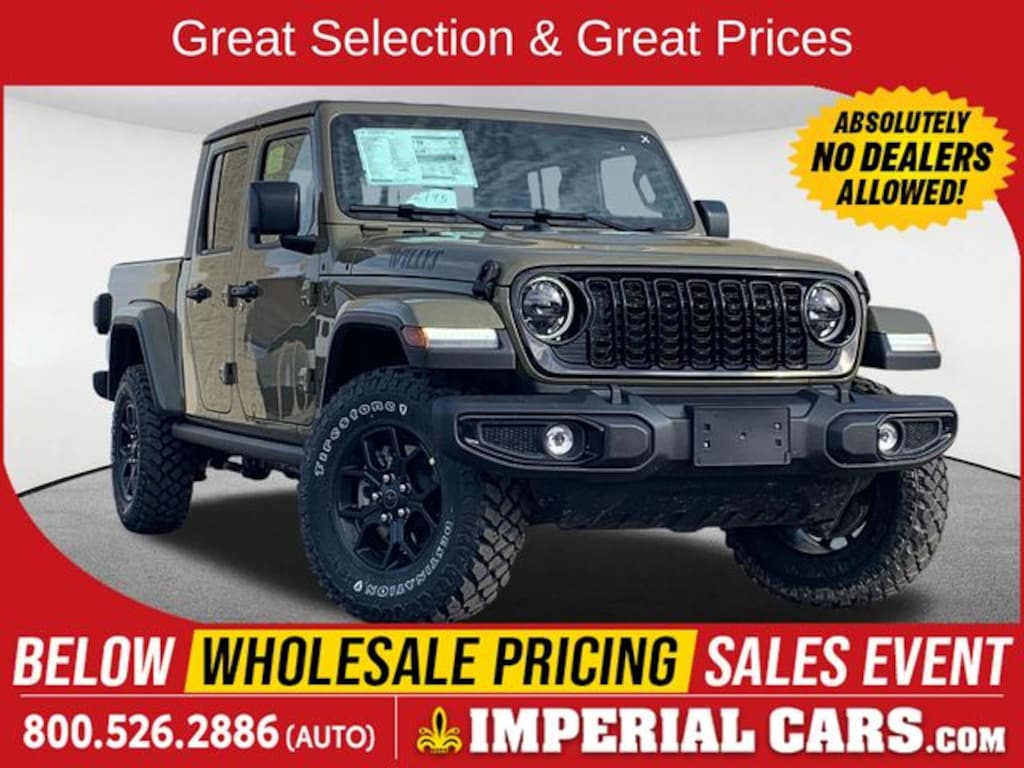 New 2026 Jeep Gladiator Willys Truck