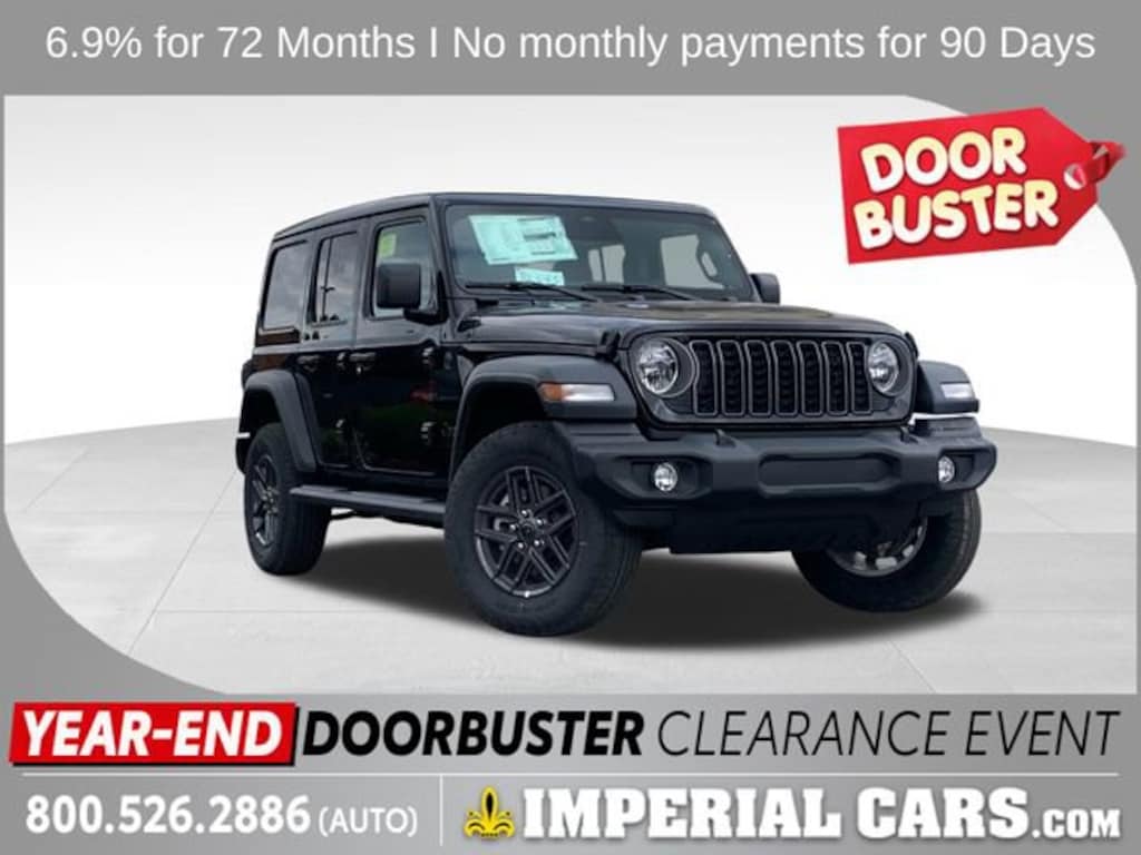 New 2026 Jeep Wrangler 4-DOOR SPORT S Sport Utility