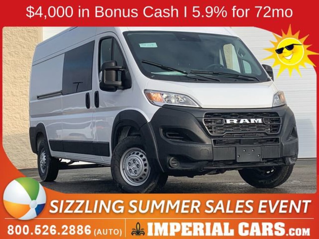 New 2026 Ram ProMaster PROMASTER 3500 TRADESMAN CARGO VAN HIGH ROOF 159' Cargo Van
