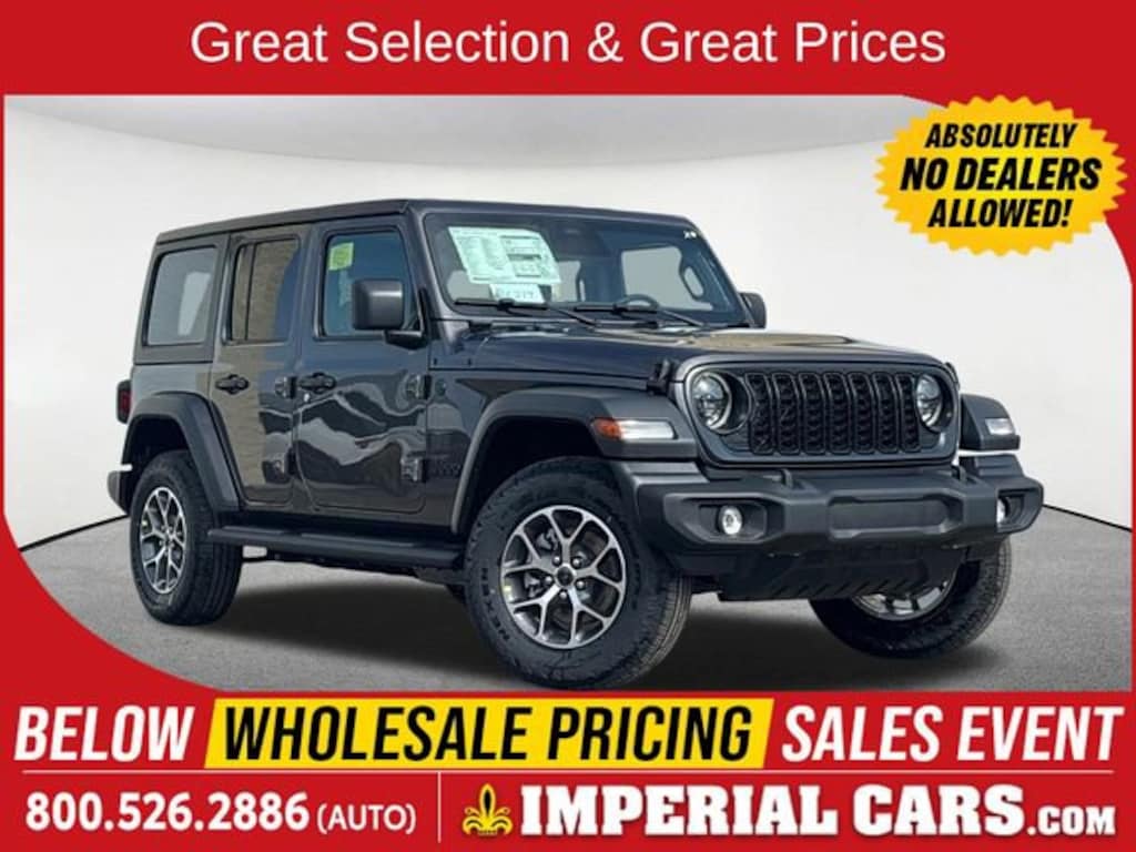 New 2026 Jeep Wrangler 4-DOOR SPORT S Sport Utility