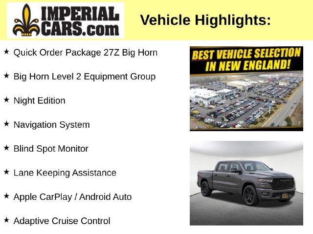 Used 2026 Ram 1500 Big Horn/Lone Star Truck Crew Cab