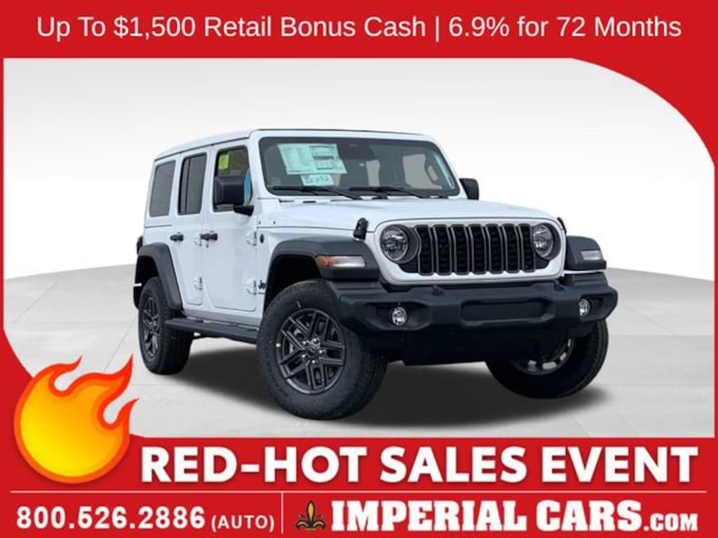 New 2026 Jeep Wrangler 4-DOOR SPORT S Sport Utility