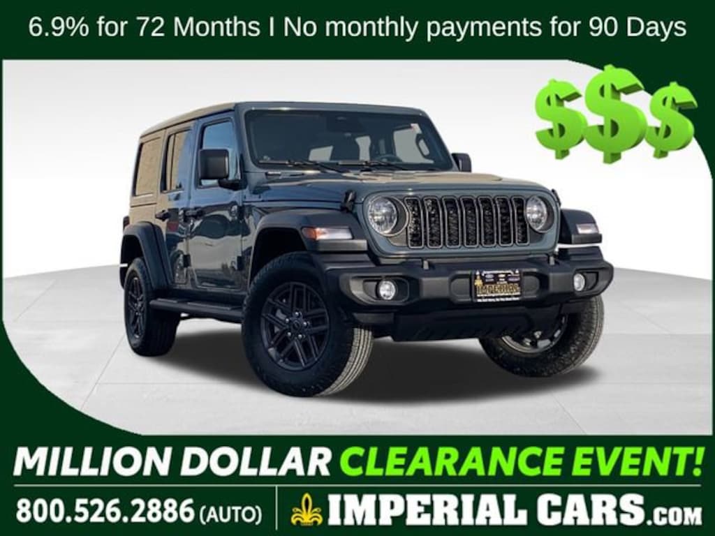 New 2026 Jeep Wrangler 4-DOOR SPORT S Sport Utility