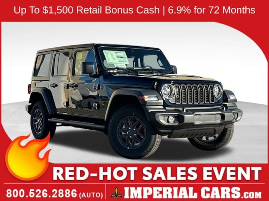 New 2026 Jeep Wrangler 4-DOOR SPORT S Sport Utility
