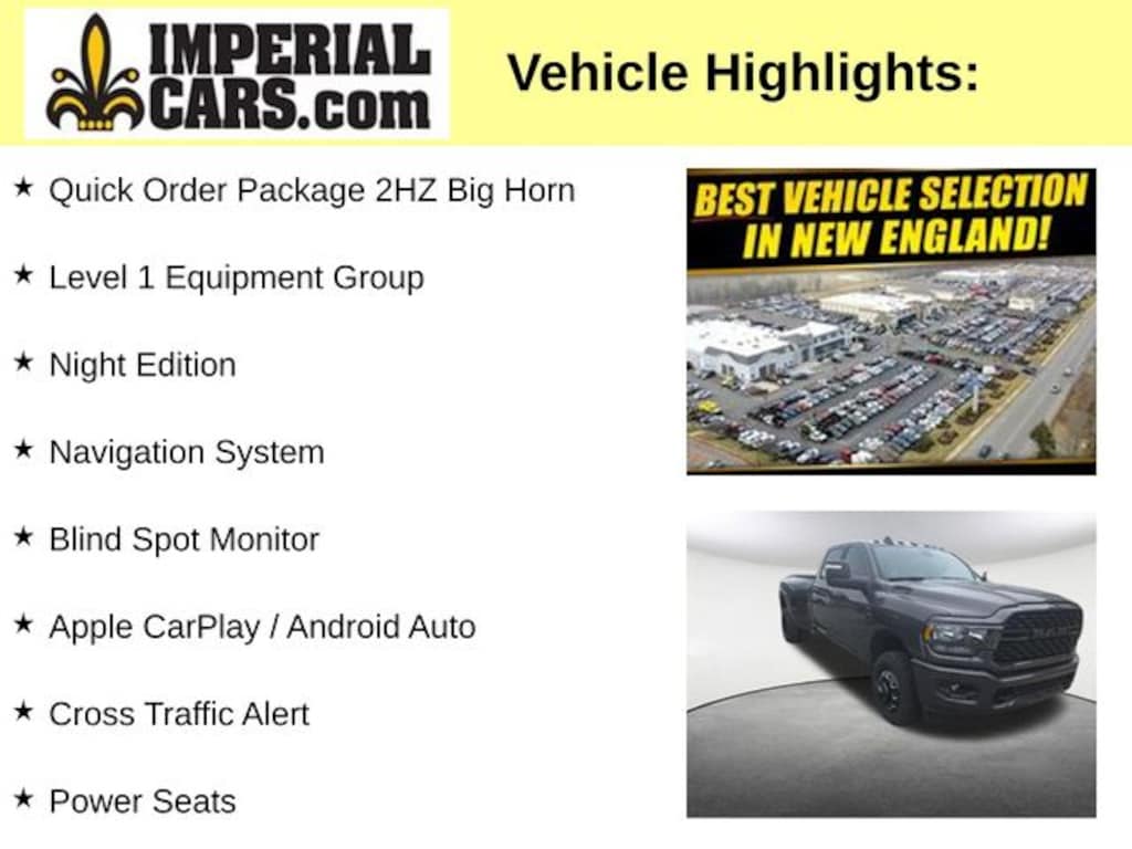Used 2024 Ram 3500 Big Horn Truck Crew Cab
