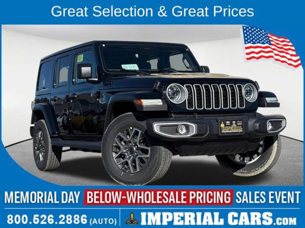New 2026 Jeep Wrangler 4-DOOR SAHARA Sport Utility