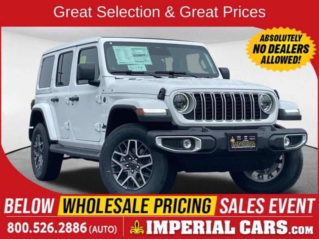 New 2026 Jeep Wrangler 4-DOOR SAHARA Sport Utility