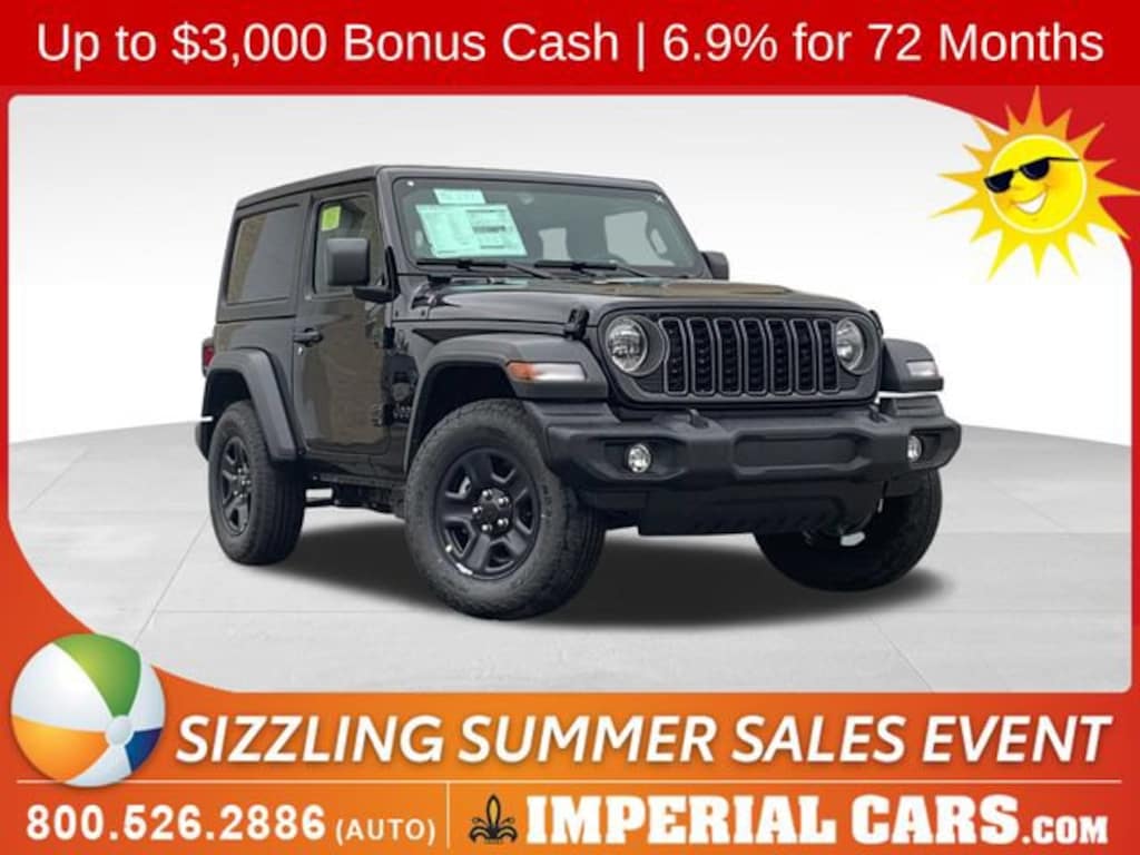 New 2026 Jeep Wrangler 2-DOOR SPORT Sport Utility