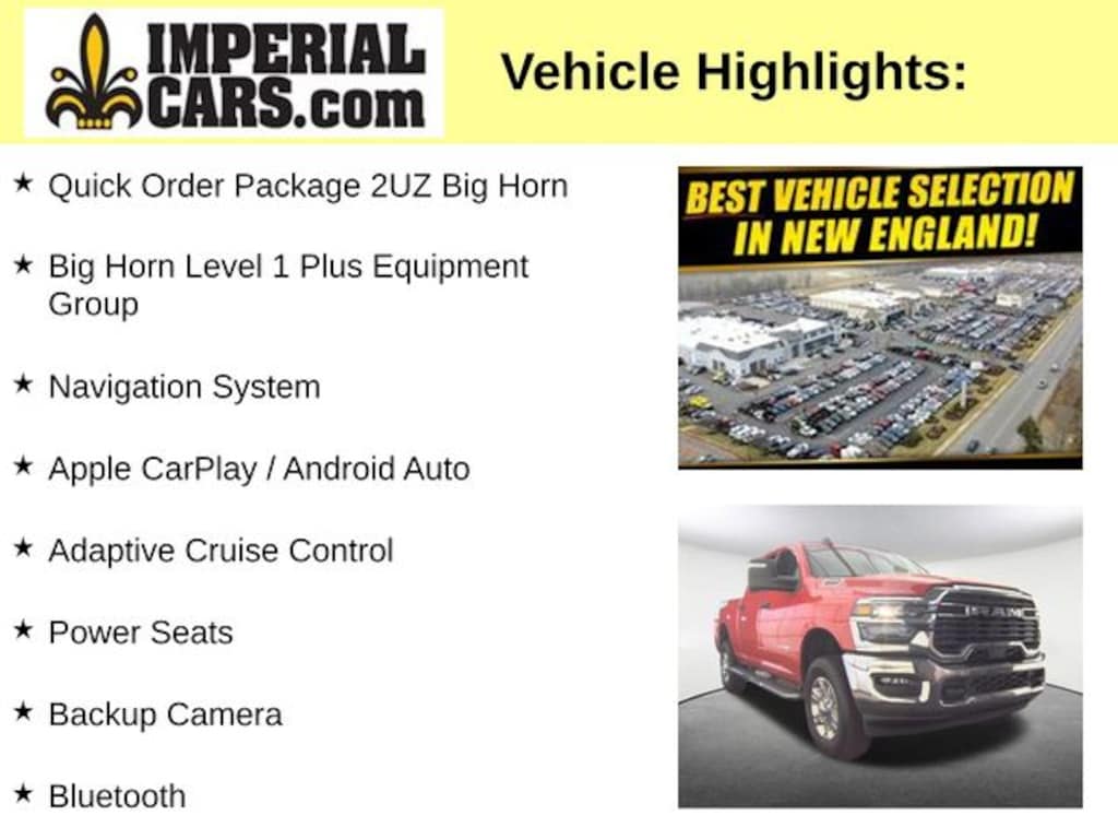 Used 2026 Ram 2500 Big Horn Truck Crew Cab