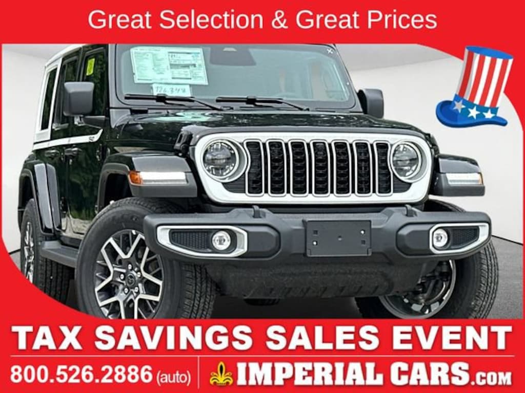 New 2026 Jeep Wrangler 4-DOOR SAHARA Sport Utility
