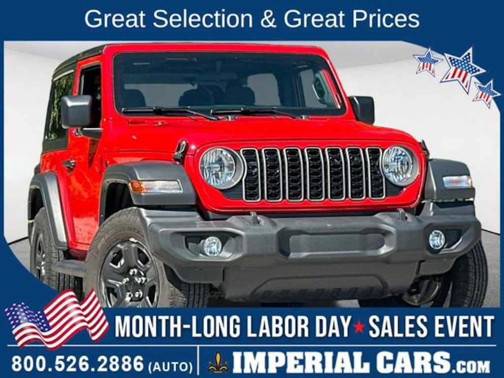 New 2026 Jeep Wrangler 2-DOOR SPORT Sport Utility