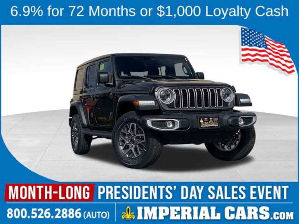New 2026 Jeep Wrangler 4-DOOR SAHARA Sport Utility