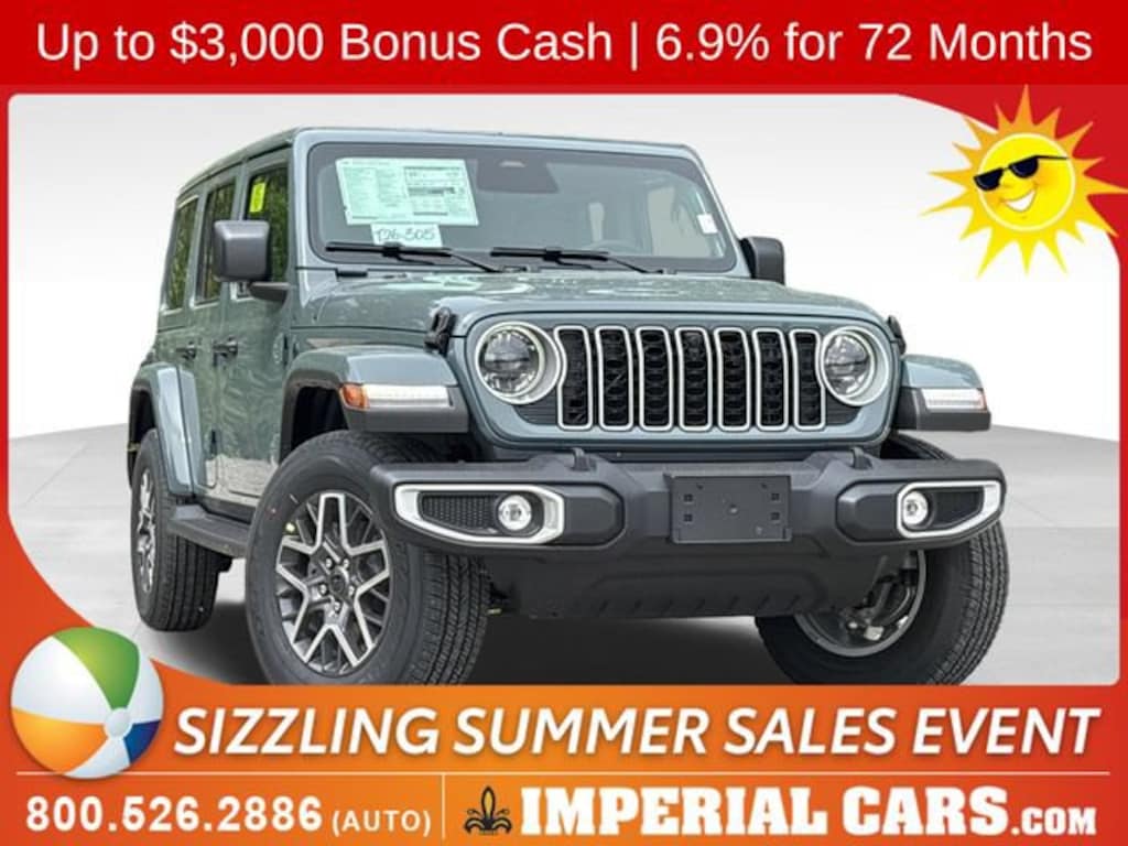 New 2026 Jeep Wrangler 4-DOOR SAHARA Sport Utility