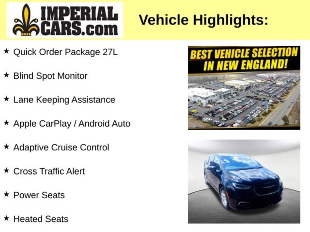 Used 2025 Chrysler Pacifica Select Van Passenger Van