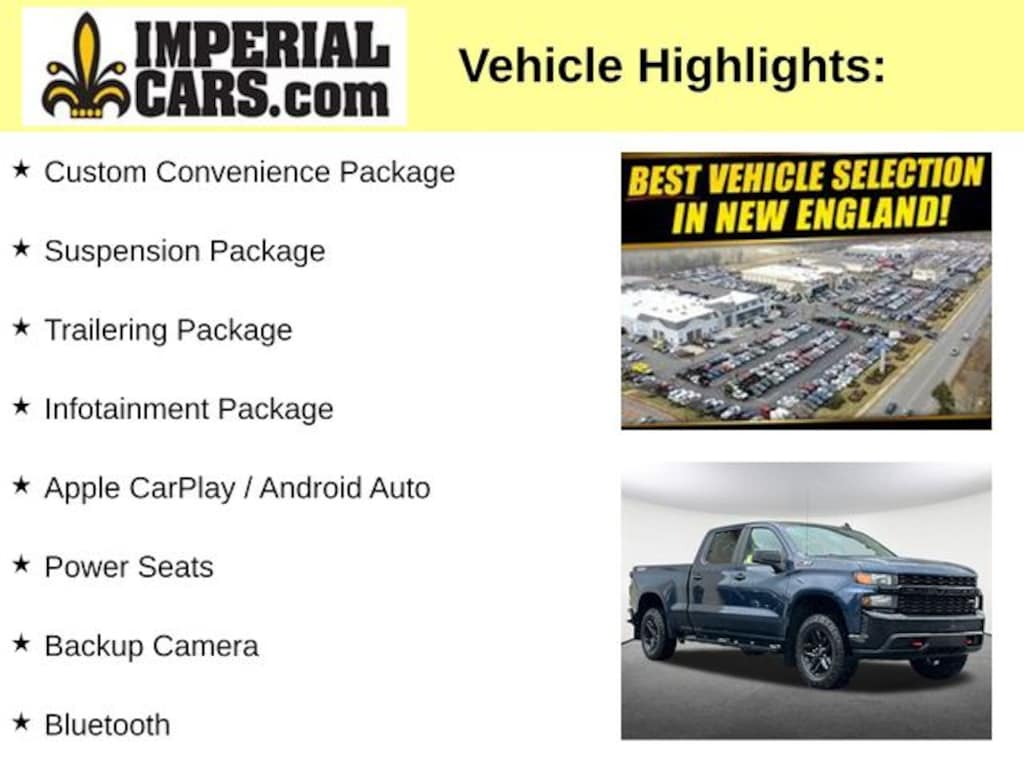 Used 2022 Chevrolet Silverado 1500 LTD Custom Trail Boss Truck Crew Cab