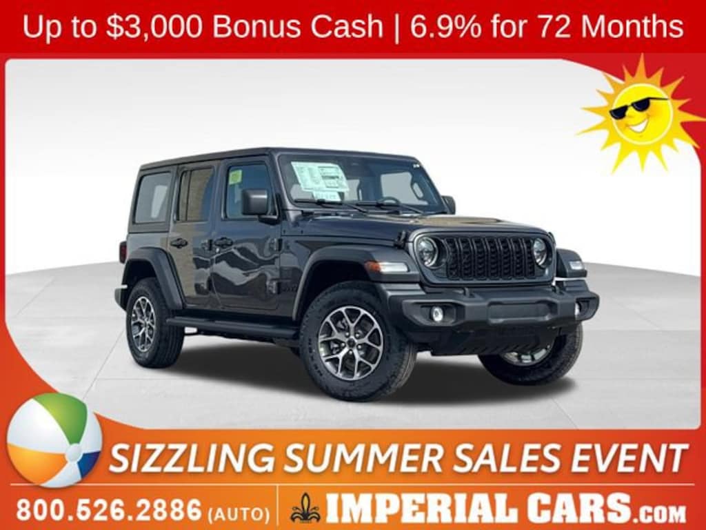 New 2026 Jeep Wrangler 4-DOOR SPORT S Sport Utility