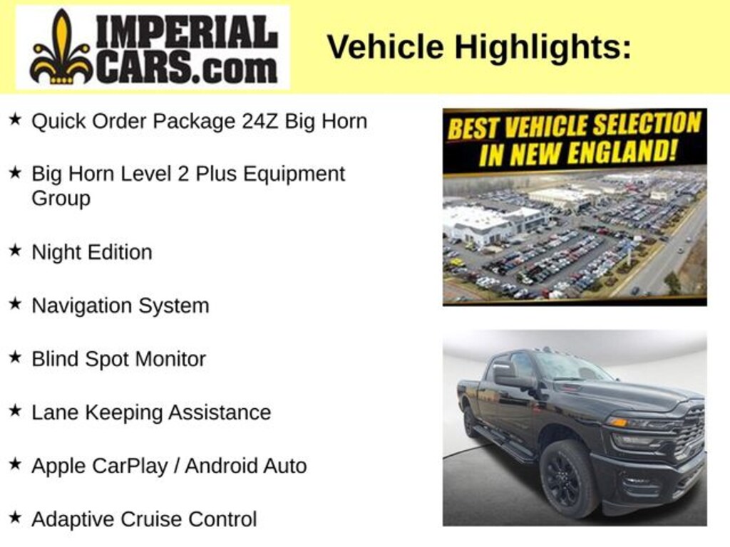 Used 2025 Ram 2500 Big Horn Truck Crew Cab