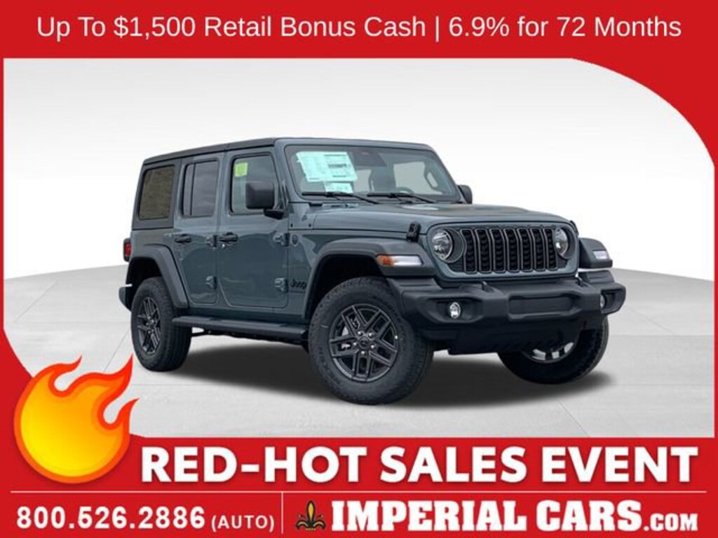 New 2026 Jeep Wrangler 4-DOOR SPORT S Sport Utility