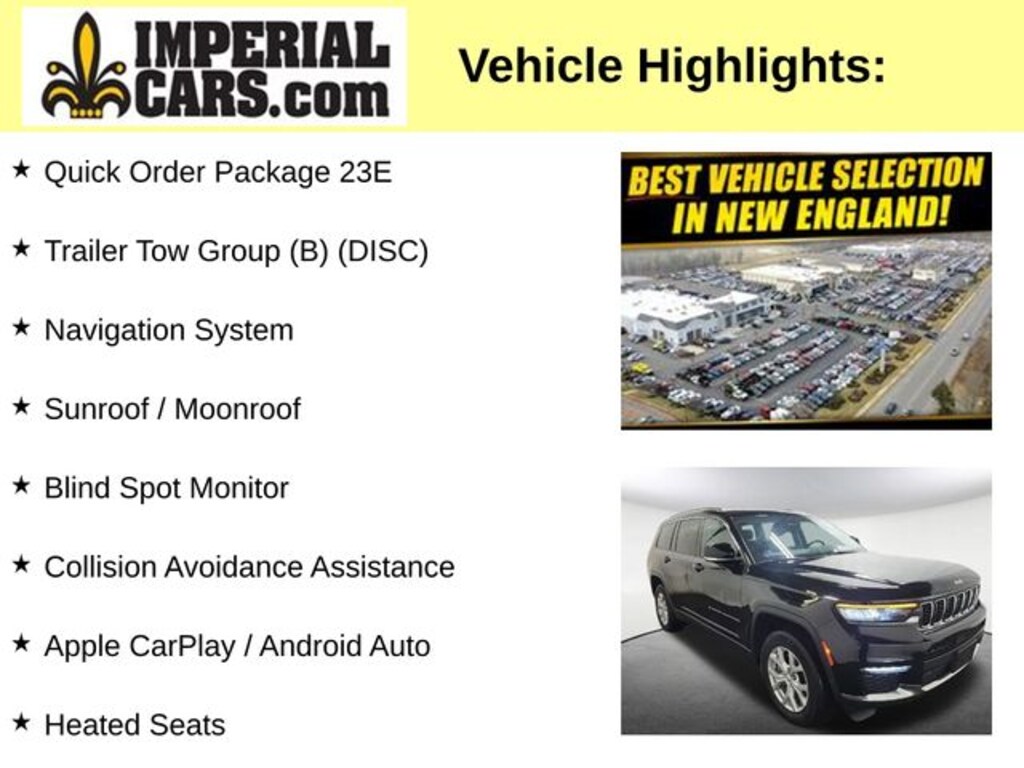 Used 2023 Jeep Grand Cherokee L Limited SUV