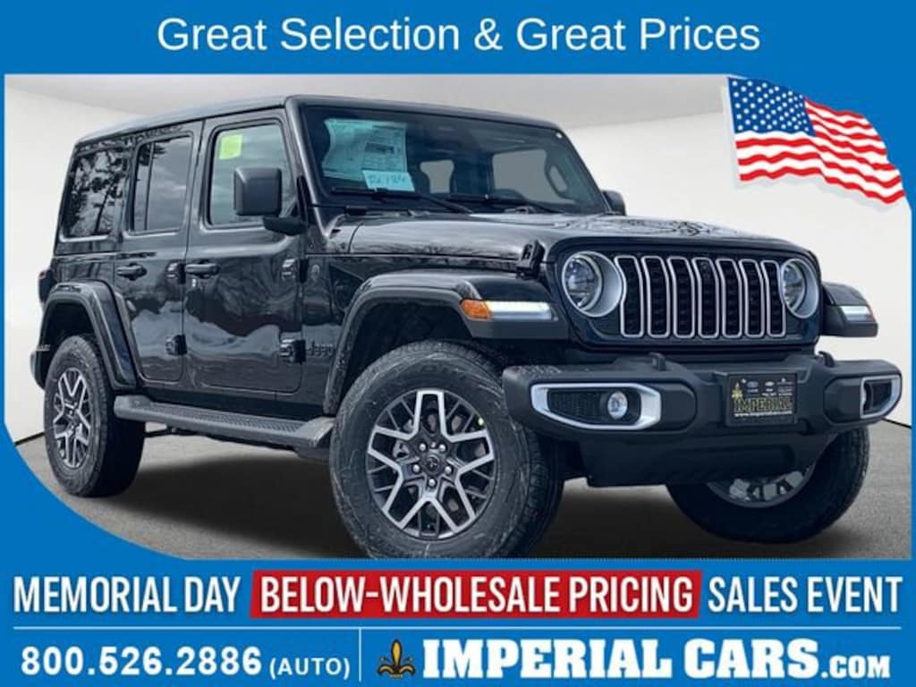New 2026 Jeep Wrangler 4-DOOR SAHARA Sport Utility