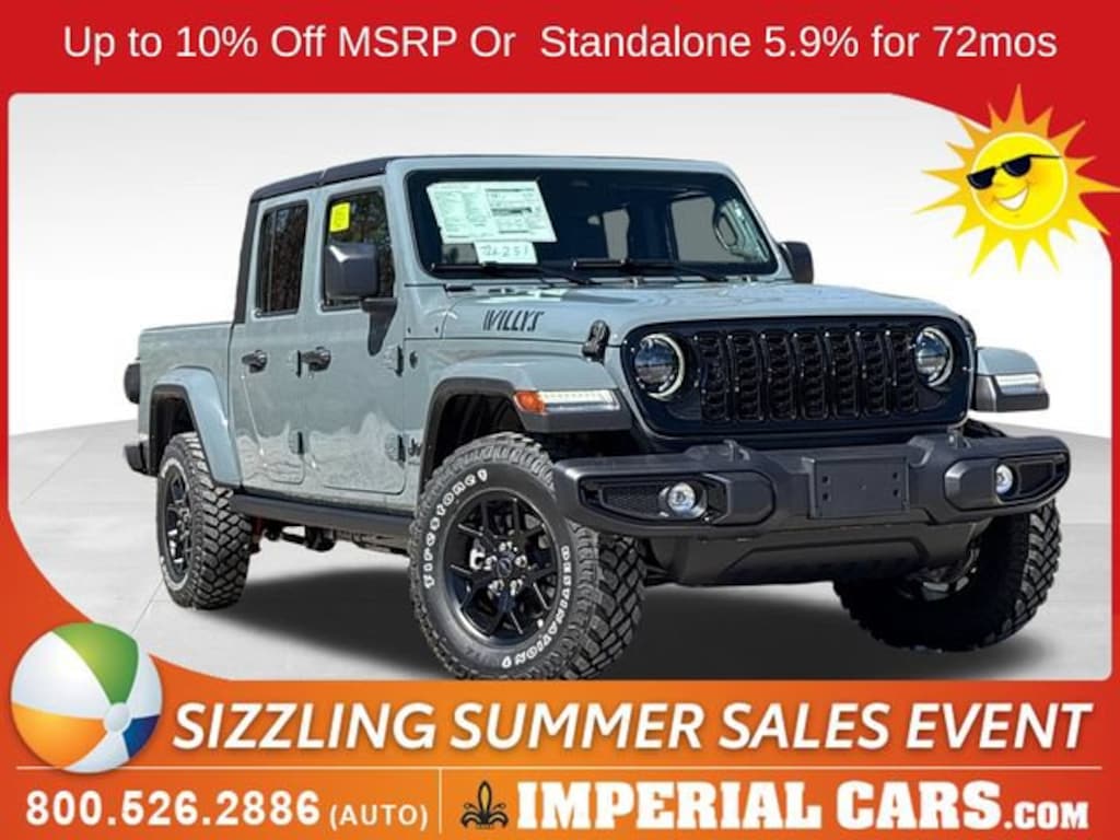 New 2026 Jeep Gladiator WILLYS 4X4 Pickup
