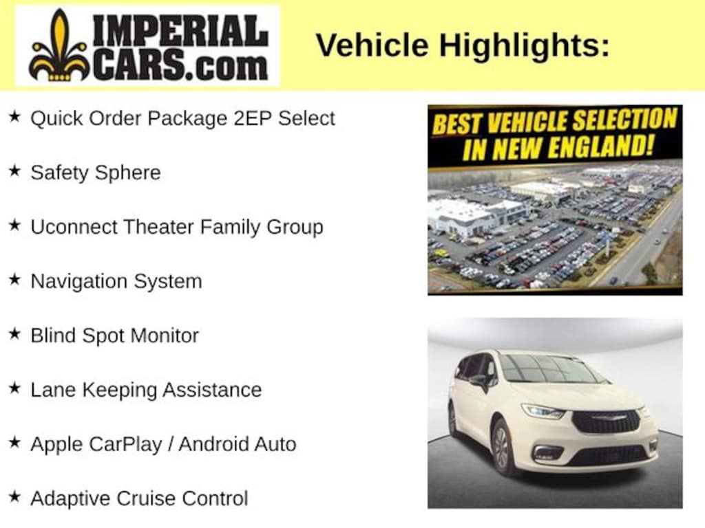 Used 2025 Chrysler Pacifica Plug-In Hybrid Select Van Passenger Van