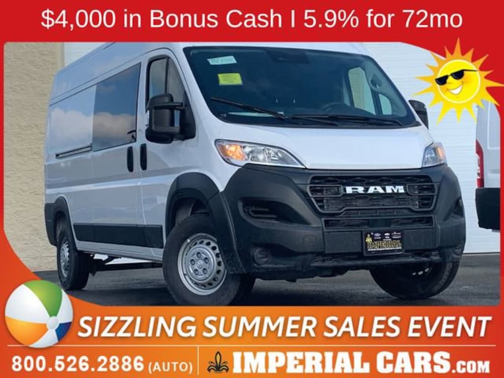 New 2026 Ram ProMaster PROMASTER 3500 TRADESMAN CARGO VAN HIGH ROOF 159' Cargo Van