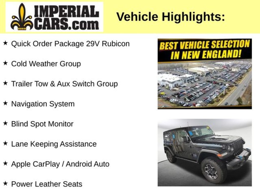 Used 2023 Jeep Wrangler 4xe Rubicon SUV