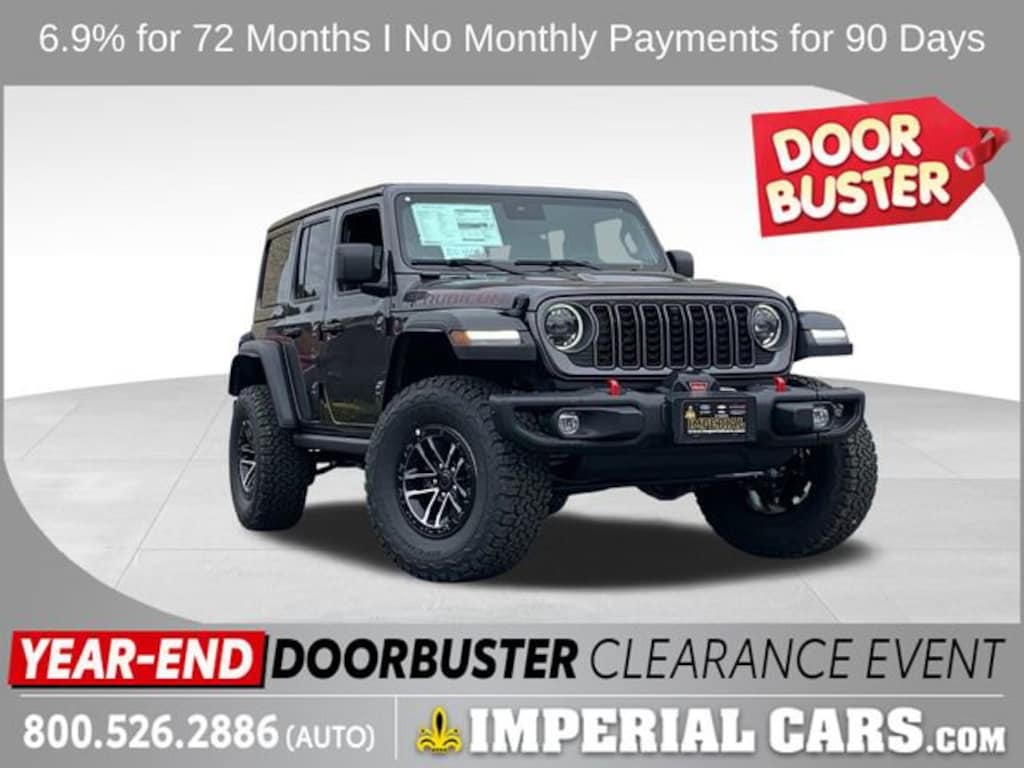 New 2025 Jeep Wrangler 4-DOOR RUBICON Sport Utility