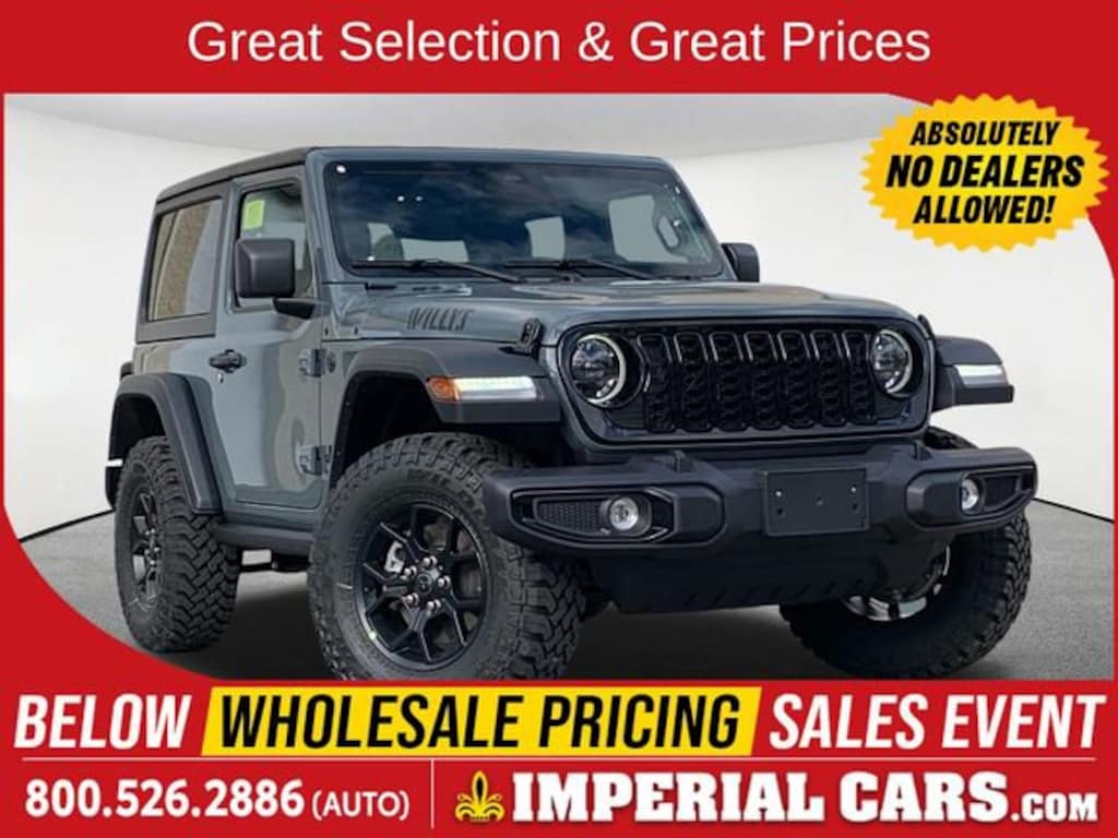 New 2026 Jeep Wrangler 2-DOOR WILLYS Sport Utility