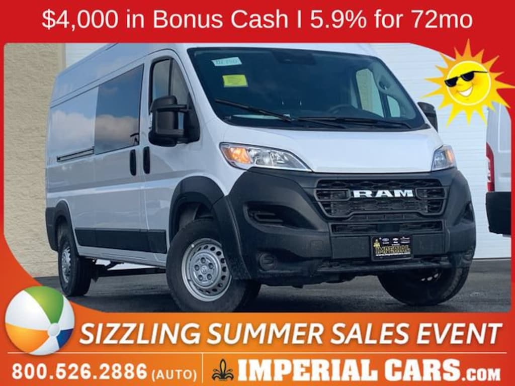 New 2026 Ram ProMaster PROMASTER 3500 TRADESMAN CARGO VAN HIGH ROOF 159' Cargo Van