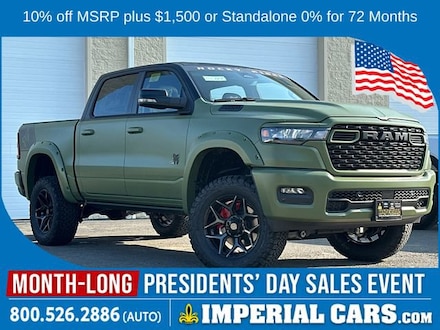 2025 Ram 1500 Big Horn Crew Cab 4x4 with Rocky Ridge XP Upfit Pickup