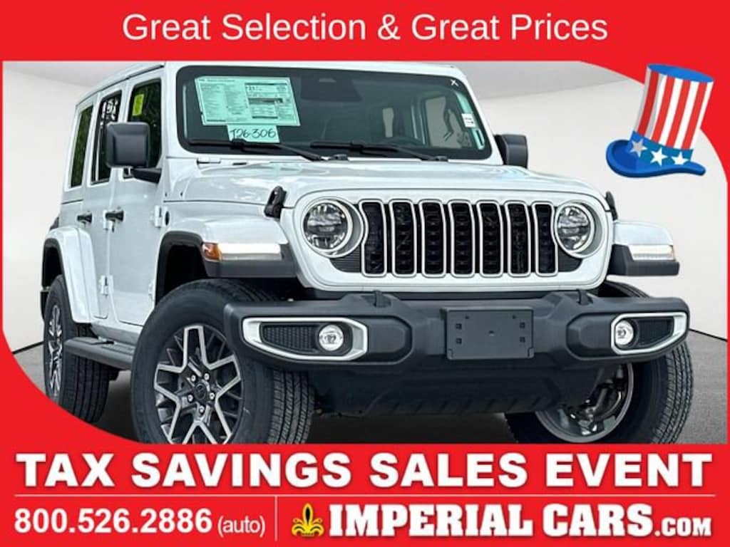 New 2026 Jeep Wrangler 4-DOOR SAHARA Sport Utility