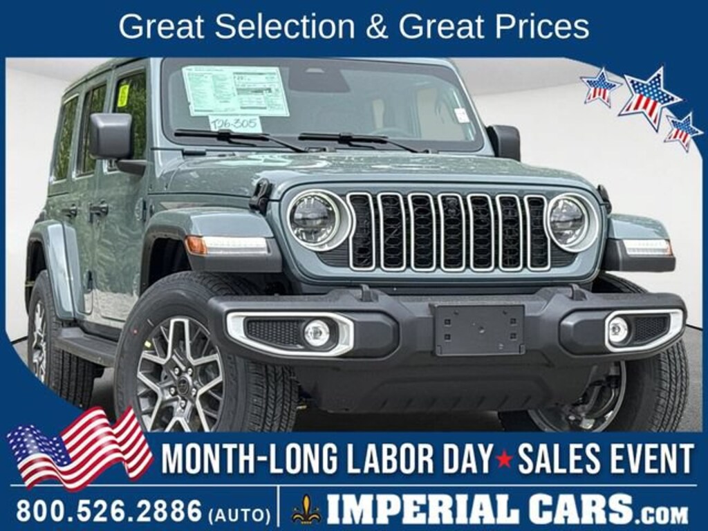 New 2026 Jeep Wrangler 4-DOOR SAHARA Sport Utility