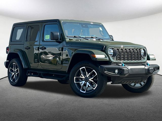 Used 2024 Jeep Wrangler 4xe Sports S 4XE with VIN 1C4RJXN68RW145193 for sale in Mendon, MA