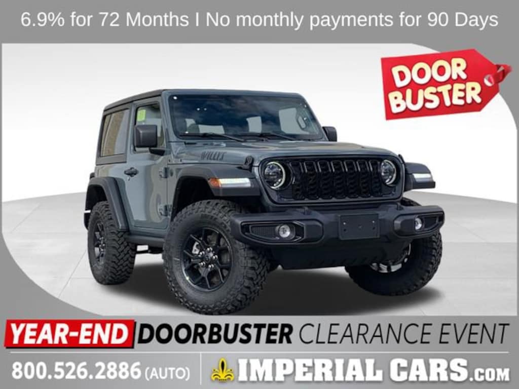 New 2026 Jeep Wrangler 2-DOOR WILLYS Sport Utility