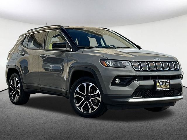 Certified 2022 Jeep Compass Limited with VIN 3C4NJDCB3NT118531 for sale in Mendon, MA