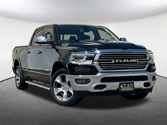 Used 2020 RAM Ram 1500 Pickup Laramie with VIN 1C6SRFRT8LN233167 for sale in Mendon, MA